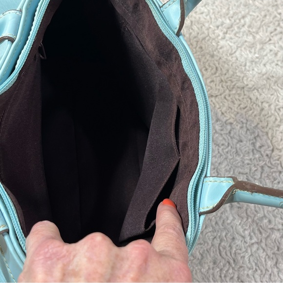 Charming Charlie's Hobo Shoulder Bag Purse in Tiffany Blue - Picture 8 of 11